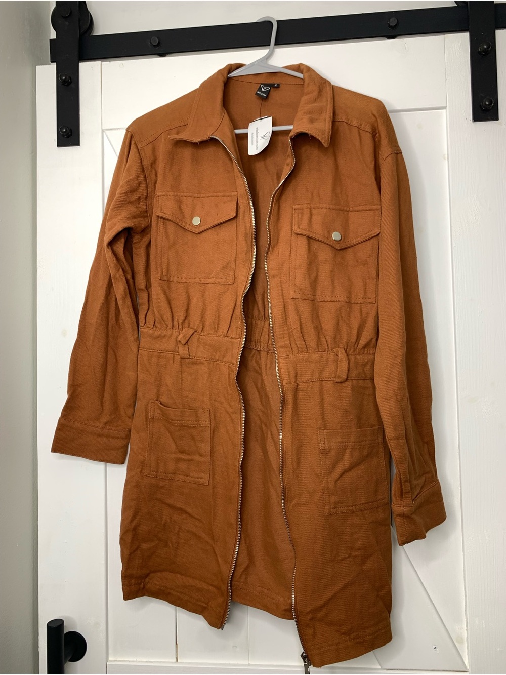 Windsor Rust Utility Jacket with Front Zip